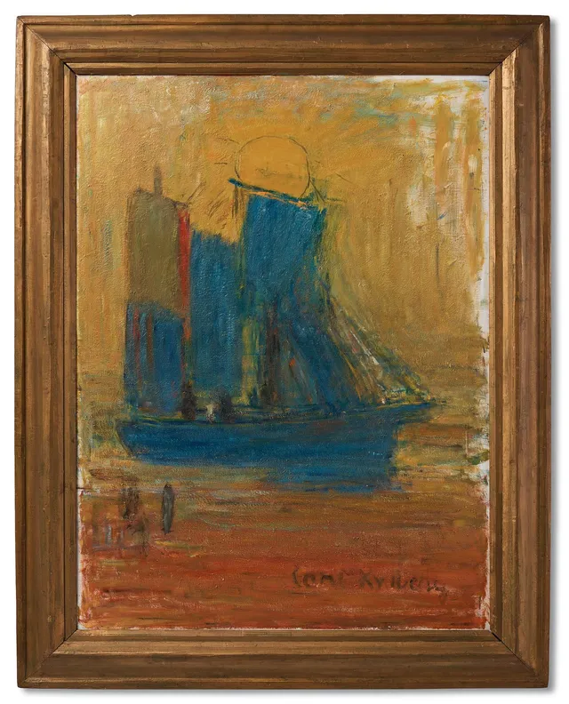 Carl Kylberg, "Segeltorkning (II)".