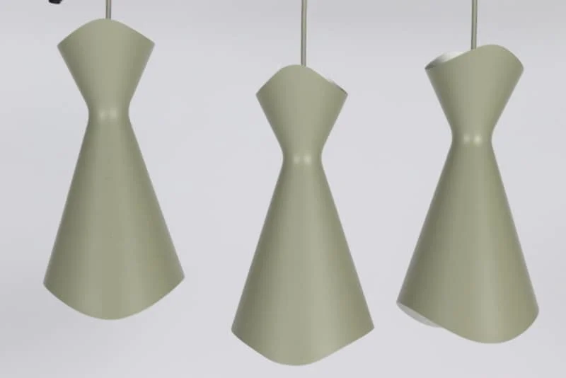 Bent Karlby for Lyfa, three pendants, model Ninotchka 195. (3) — Lamps and lighting/Pendant lights — Lauritz