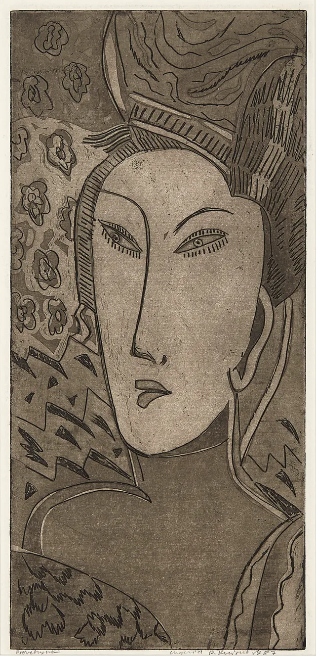 Kuiters, Ingerid — Kvinnehode, 1987