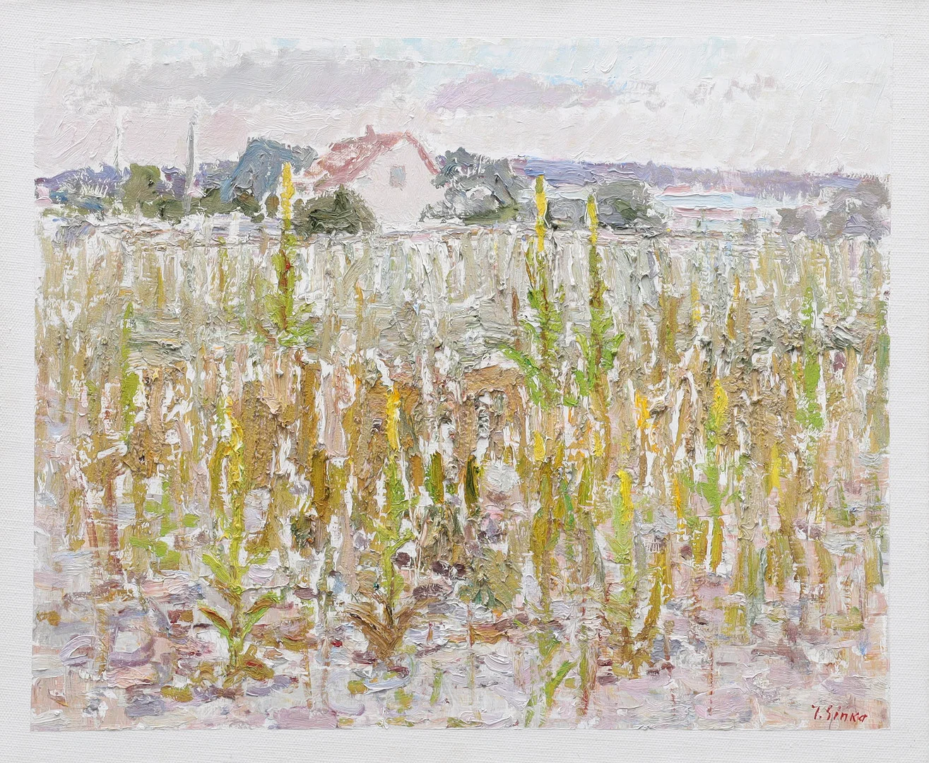 IMANTS SINKA (1915-1993, lettland). olja på duk, sommarlandskap, signerad I Sinka. — Paintings — Auktionsmagasinet Vänersborg