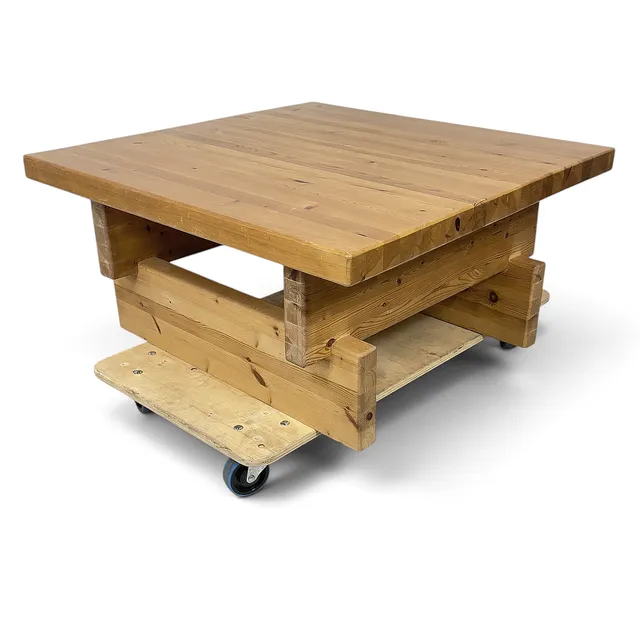 SOFFBORD, "Säter", massiv furu, IKEA, 1973.