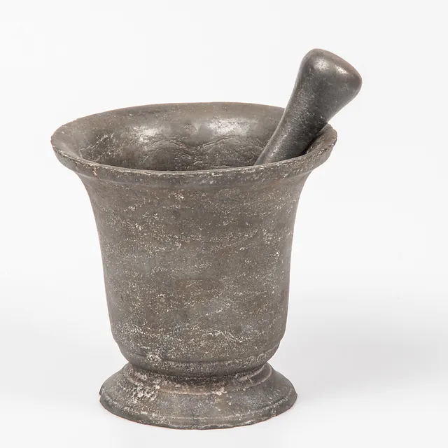 MORTEL, gjutjärn, 1800-tal.
