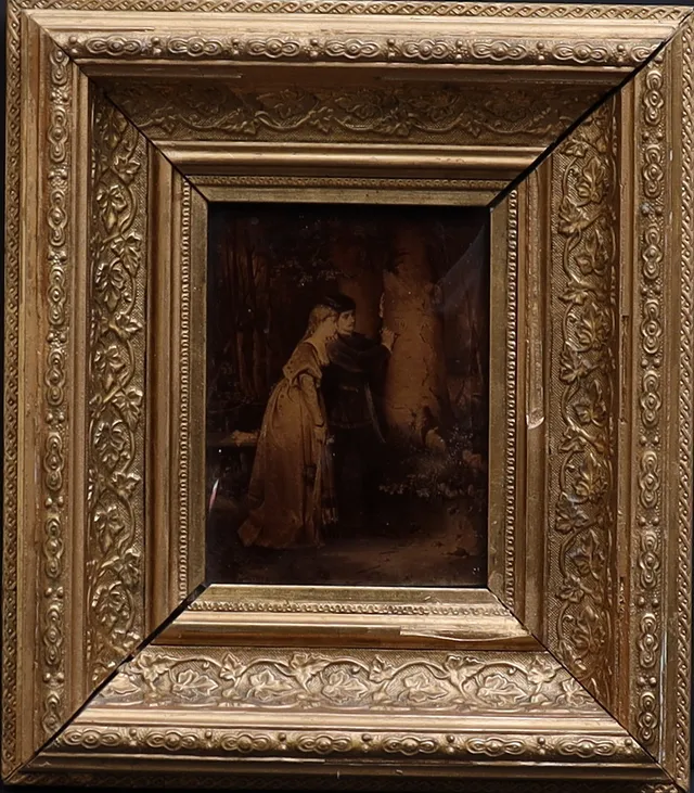 KNUT EKWALL. Tryck efter, med motiv från Fritiofs saga, 1880.