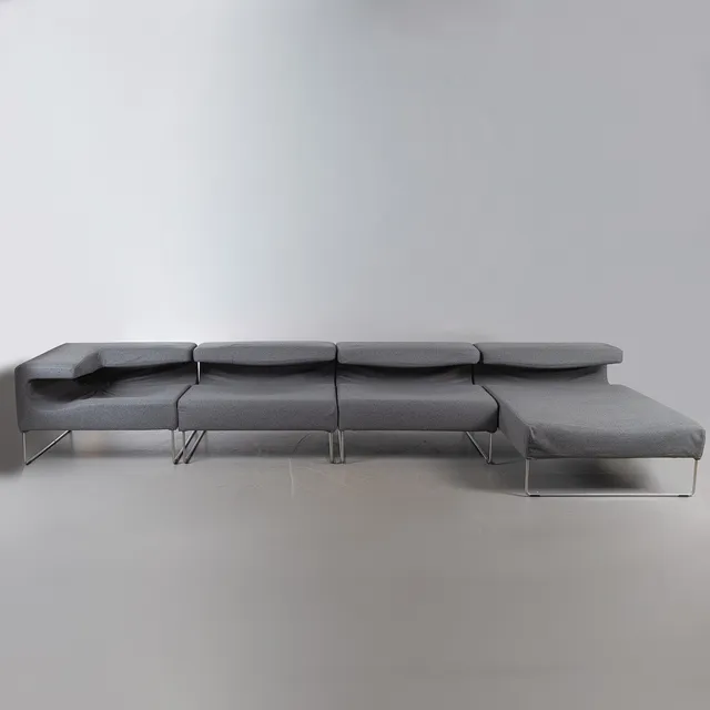 PATRICIA URQUIOLA. "Lowseat system", 4 moduler, soffa, Moroso, Italien, formgiven 2000.