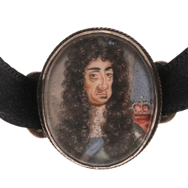 A MINIATURE PORTRAIT OF CHARLES II.