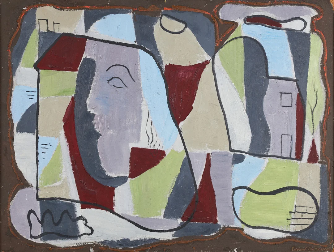 EDVARD ANDERSSON. Utan titel. — Paintings — Stockholms Auktionsverk Magasin 5