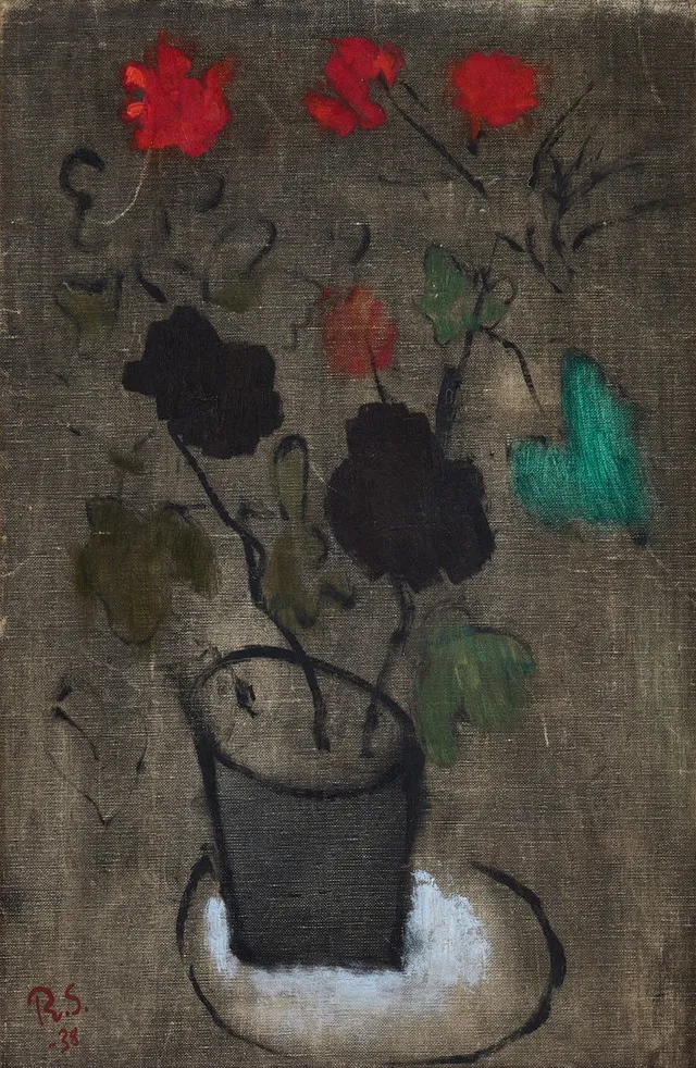 RAGNAR SANDBERG. Blomsterstilleben.