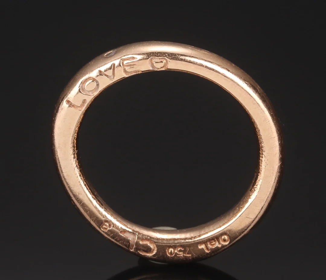 Ole Lynggaard. Love ring af 18 kt. guld med brillant — Jewellery/Rings — Lauritz