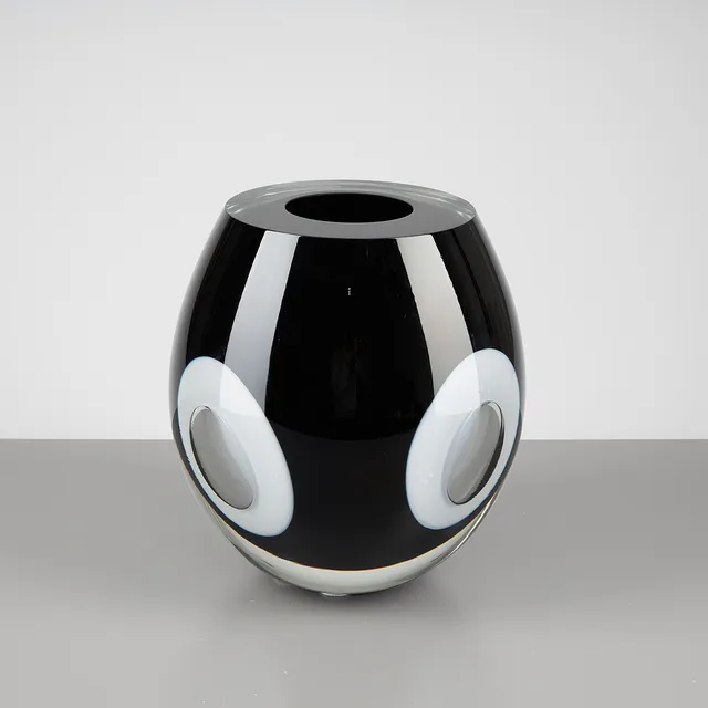 TIMO SARPANEVA. GLASSKULPTUR "Claritas", signerad Timo Sarpaneva, Iittala 1990 2/3.