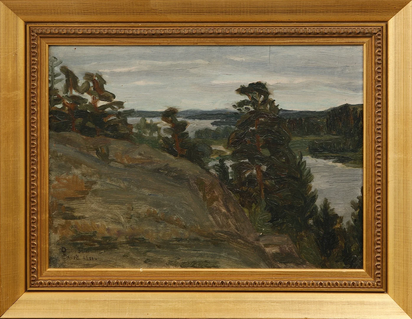 CARL DEELSBO. Ekerö, olja på duk, signerad och daterad Ekerö 1911. — Paintings — Göteborgs Auktionsverk