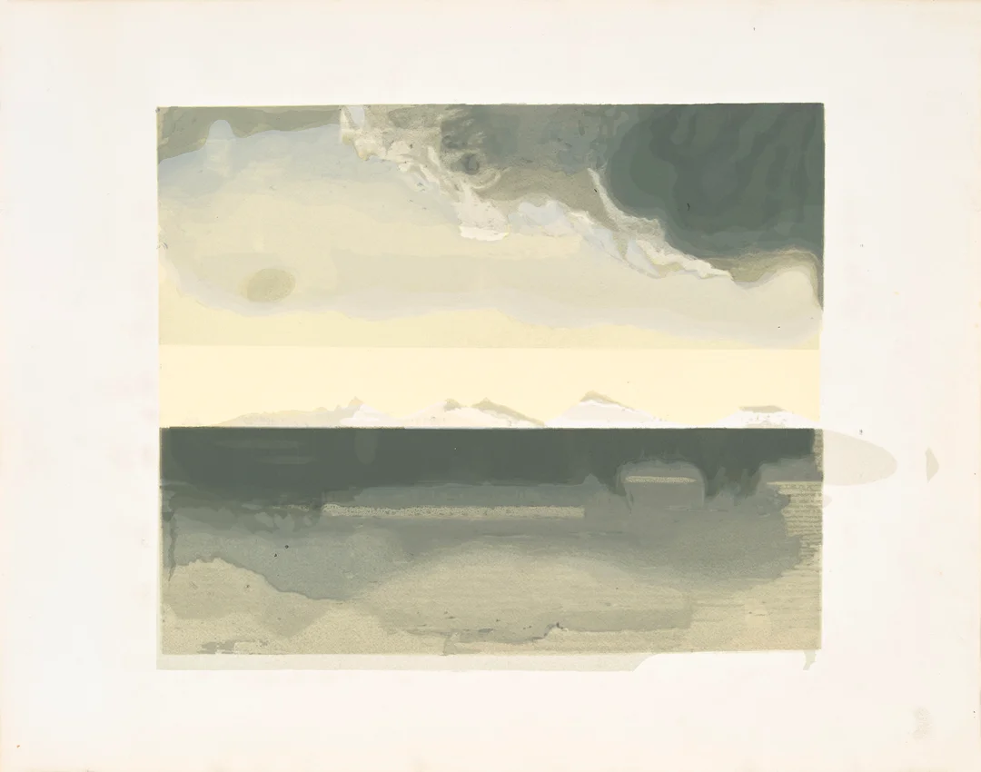 Tveter, Kåre — "Isfjorden, Svalbard" — Kunst/Grafikk — Blomqvist