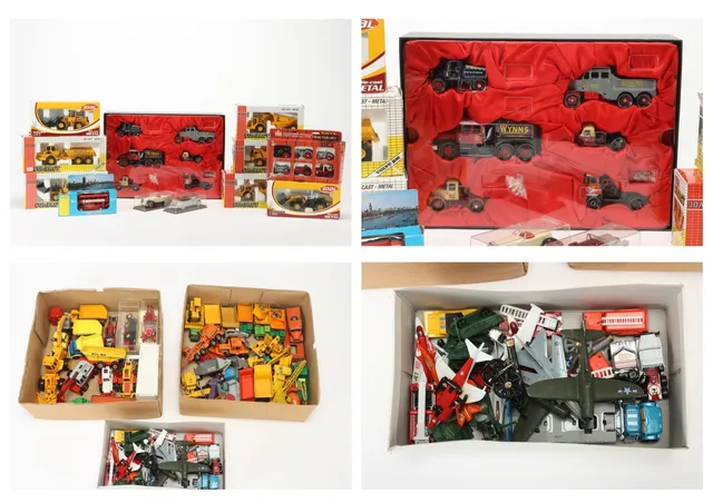 Collection of model cars, agricultural machinery etc.