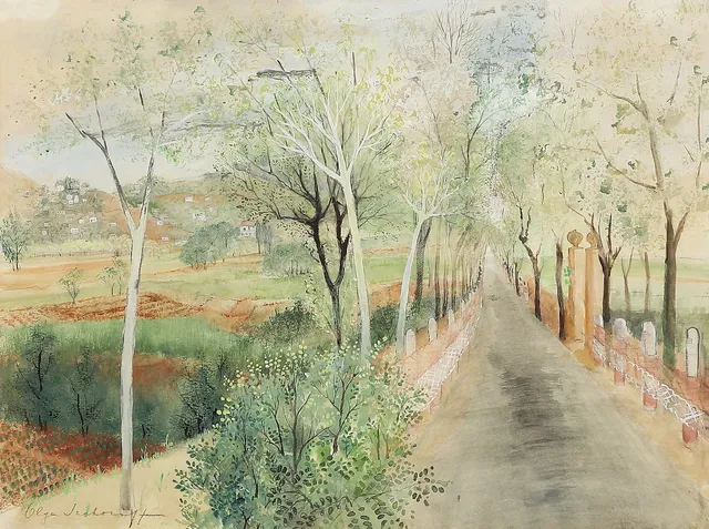 OLGA N. SACHAROFF. Landscape.