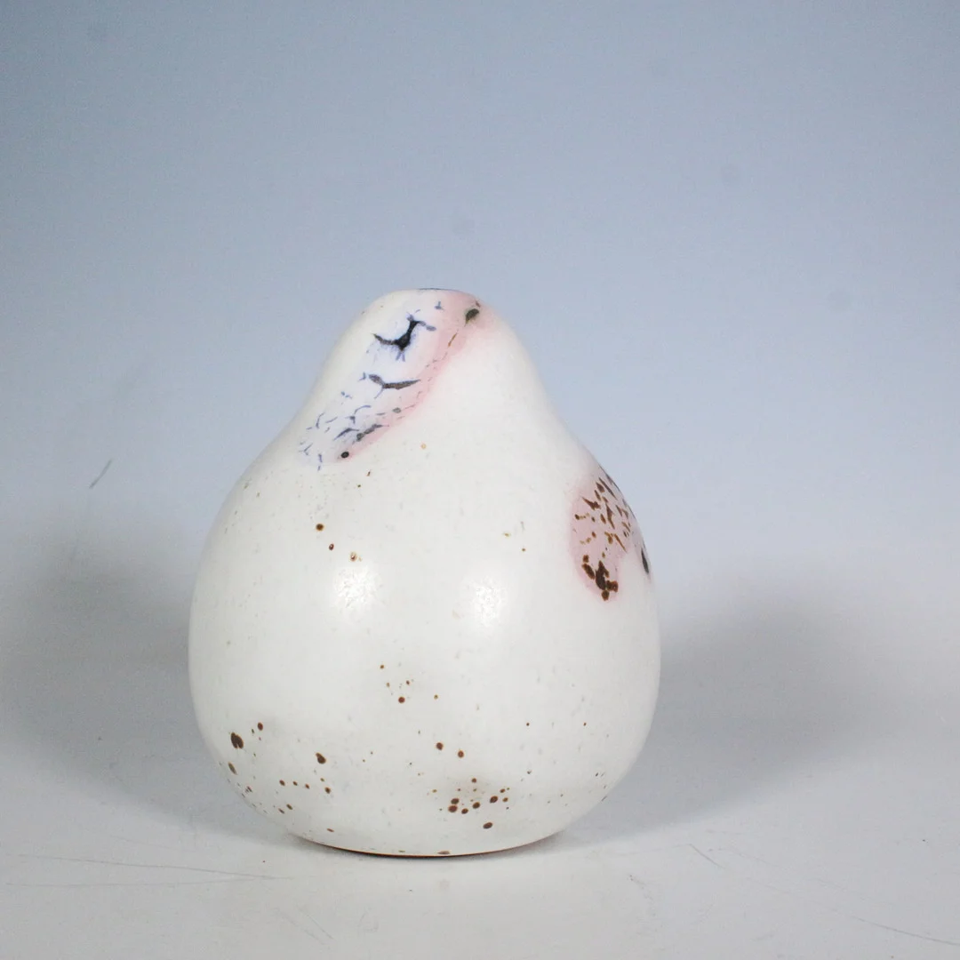 HORST KERSTAN (1941-2005). Bauchförmige Keramikvase, Winter '' signiert, (2001). — European — Stockholms Auktionsverk Düsseldorf/Neuss