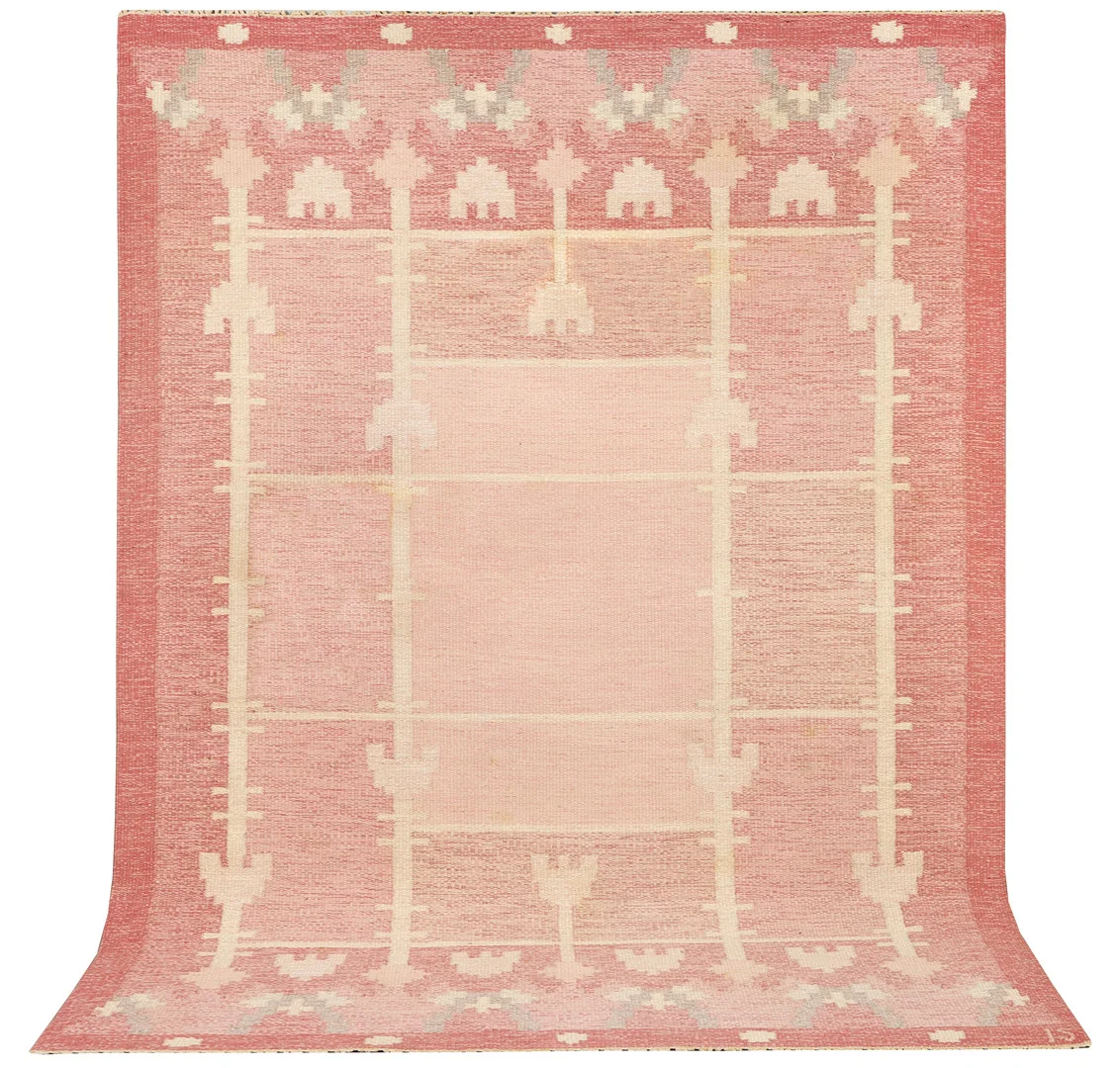INGEGERD SILOW. Matta, röllakan, 230X168 cm. — European Carpets & Textiles — Formstad Auktioner