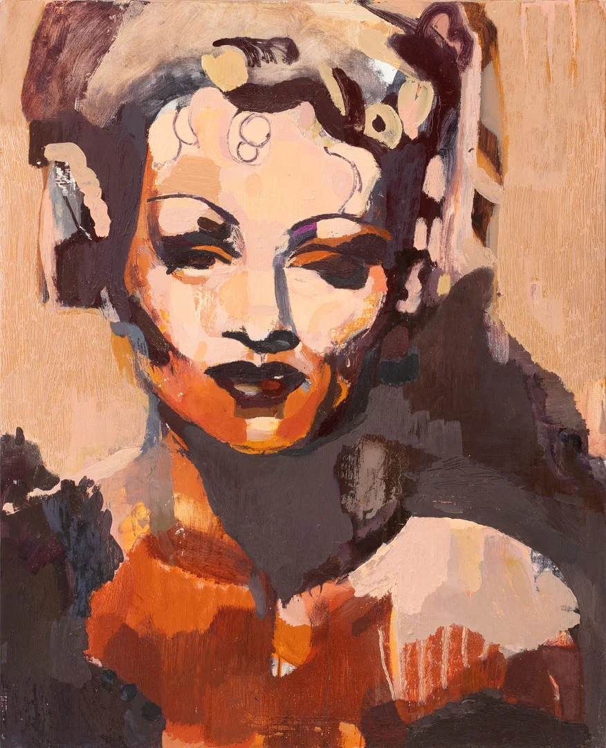 CECILIA SIKSTRÖM. "Black beauty". Olja på duk. Utförd 2001. — Paintings — Göteborgs Auktionsverk