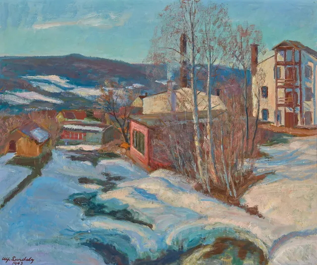 Lundeby, Alf — "Fra øvre bro Lillehammer"