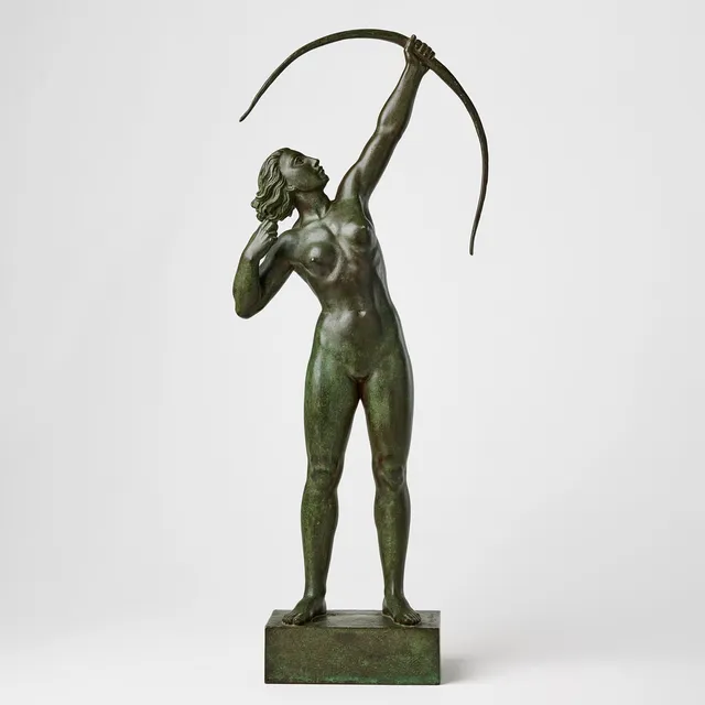 OLOF AHLBERG. "Diana på jakt".