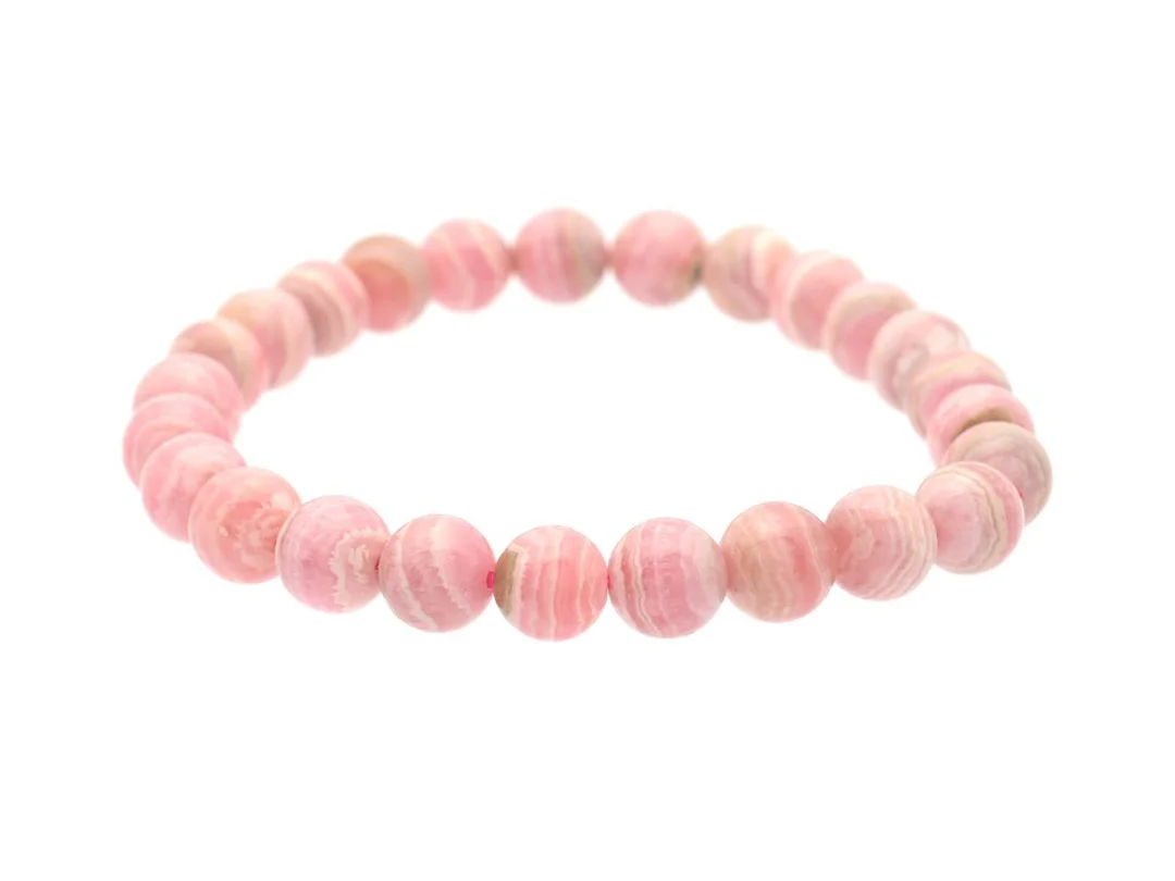 ARMBAND, kulor av rodokrosit, vikt 17,8 g. — Smycken/Armband — Kaplans
