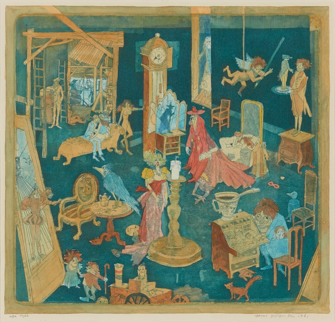 Jørgensen, Knut — Uten tittel, 1981 — Kunst/Grafikk — Blomqvist
