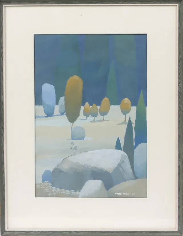 Seppo Mattinen. Landscape, 1958
