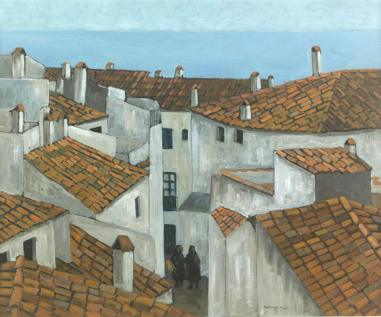 MONTSERRAT MASDEU SOLER. Cadaqués. — Paintings — Barcelona Auctions