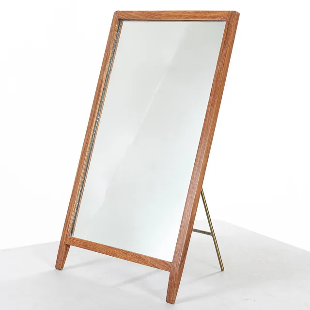 HANS-AGNE JAKOBSSON. Bordsspegel, teak, Markaryd, 1960-tal.