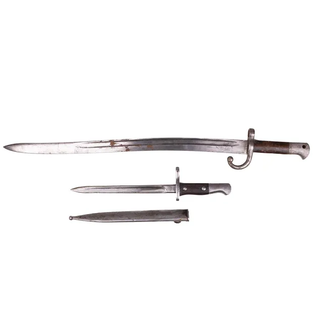 BAJONETT, m/1874 Peabody-Martini m/1903 Mauser, Turkiet, 1800-1900-tal.
