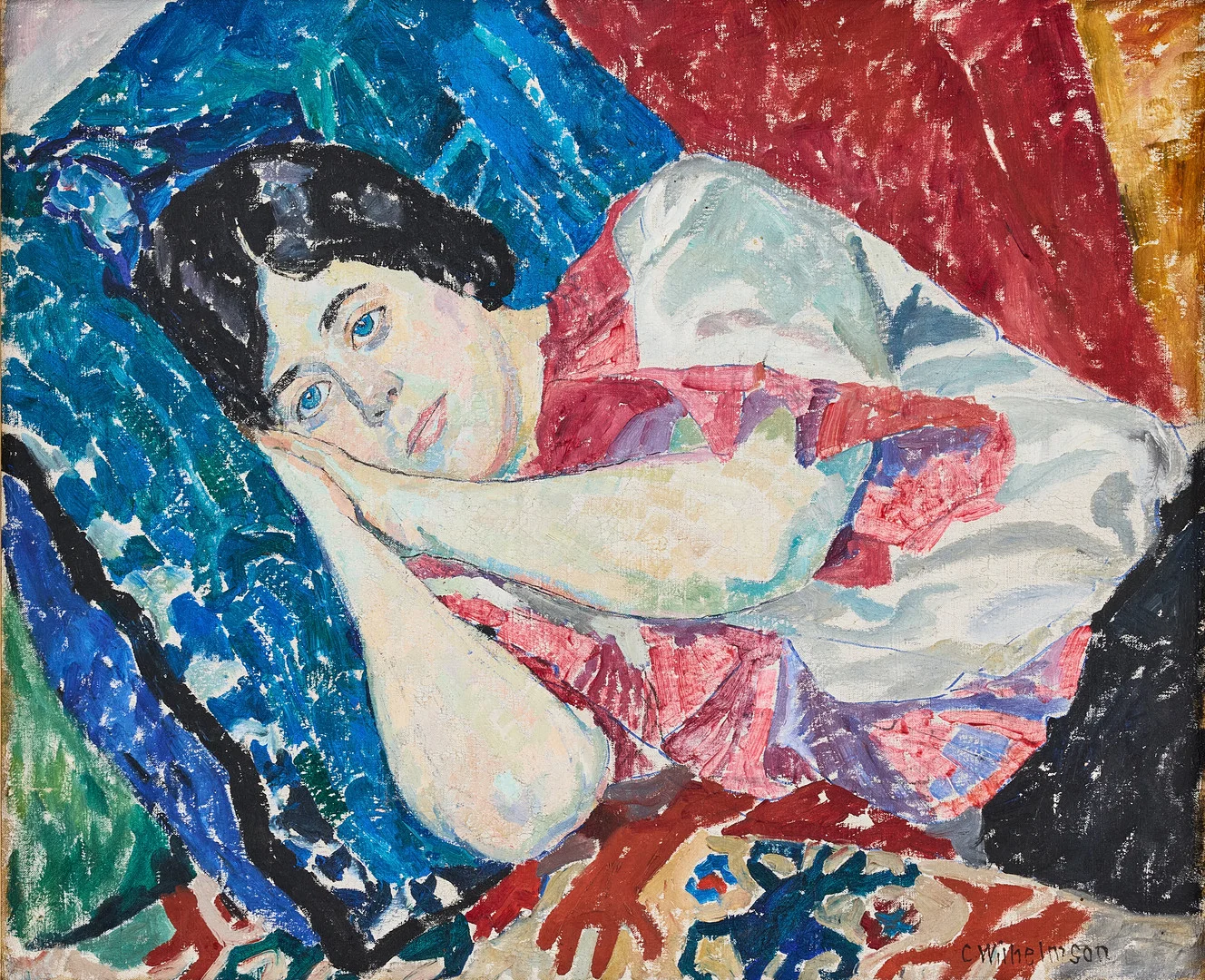 CARL WILHELMSON. "Rest". — Paintings — Stockholms Auktionsverk Fine Art