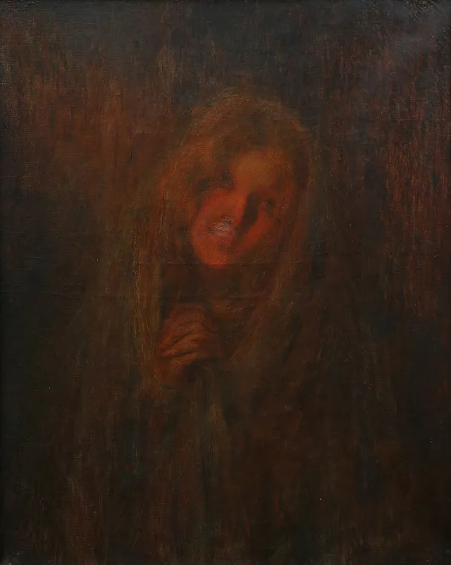 EUROPEAN SCHOOL, EARLY 20TH CENTURY. A young woman.