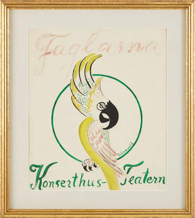 ISAAC GRÜNEWALD. "Fåglarna".