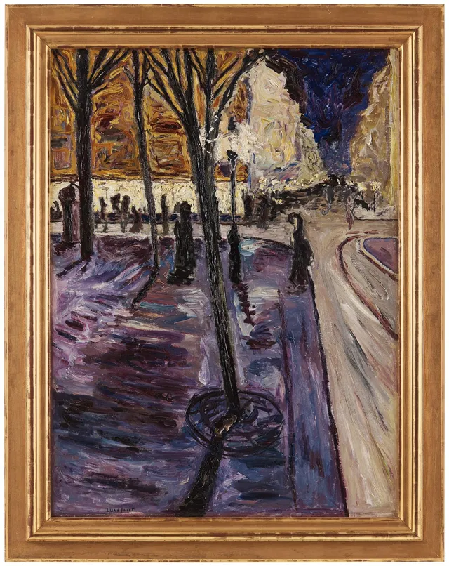 Evert Lundquist, "Hamngatan".