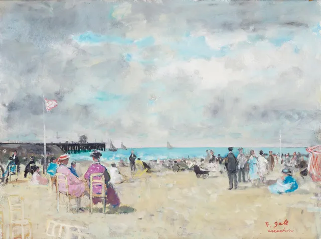 Francois Gall, Strandmotiv.