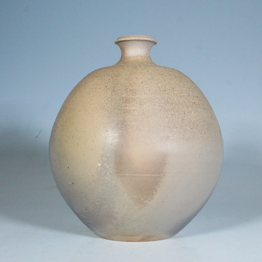 HORST KERSTAN (1941-2005). Bauchförmige Vase, Keramik'' Regen im Aufbruch '' signiert, (1978). — European — Stockholms Auktionsverk Düsseldorf/Neuss