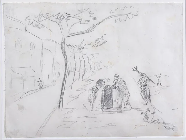 JOAQUIM MIR (1873-1940). Vista urbana.