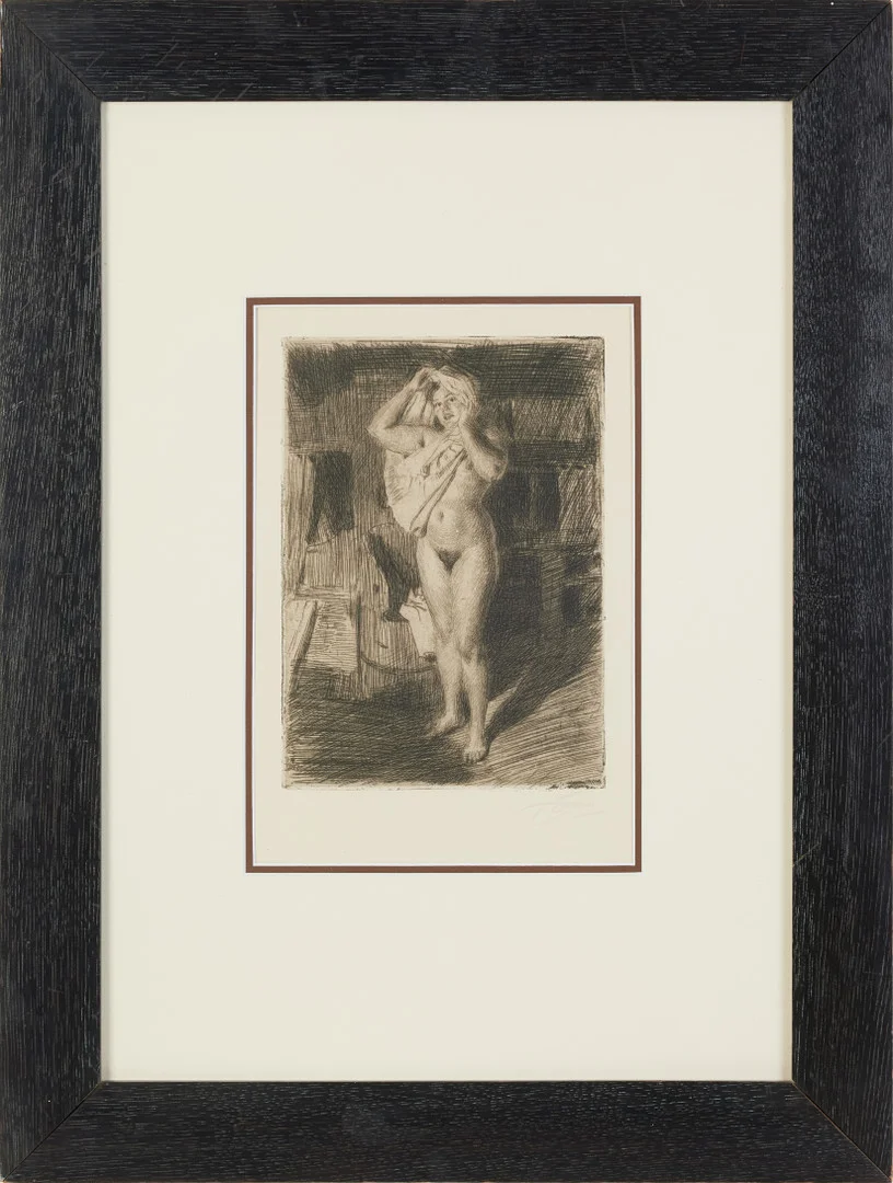 ANDERS ZORN. "Bärsärk". — Engravings & Prints — Stockholms Auktionsverk Magasin 5