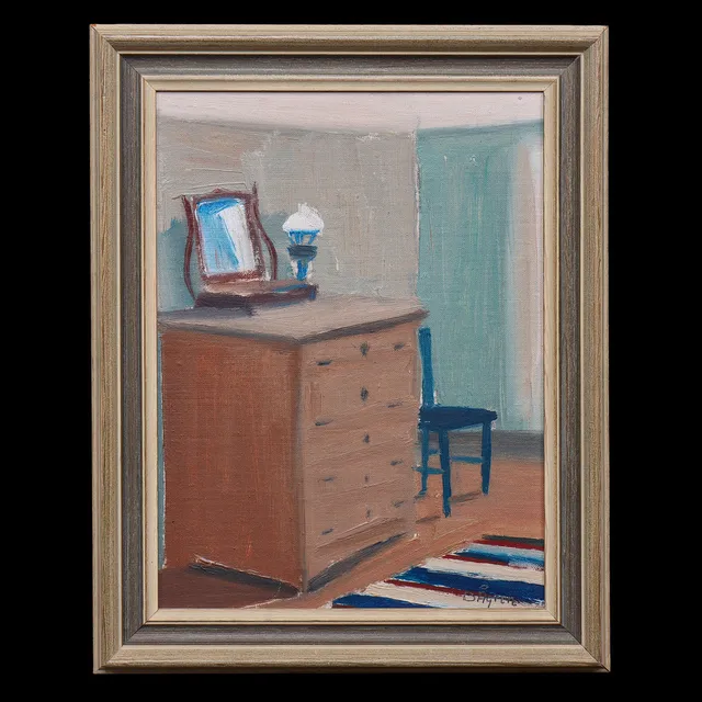 BENGT ÅGREN (f. 1936), OLJA PÅ PANNÅ, SIGNERAD.