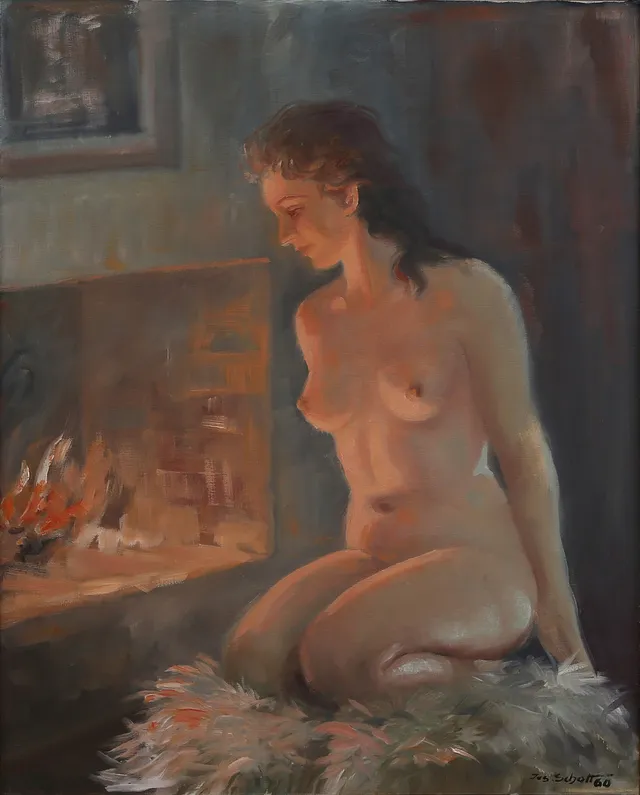 JOSEF SCHOTT. OLJA på duk, signerad, 1900-tal.