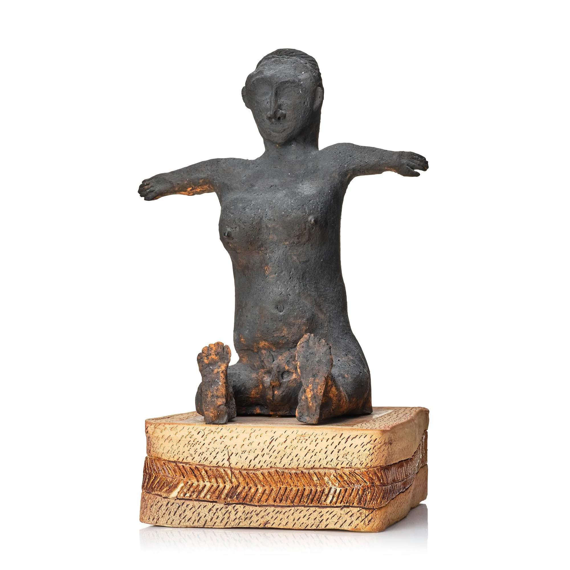 Ulrica Hydman-Vallien, skulptur, Sverige, tidigt 1970-tal, keramik. — Bukowskis