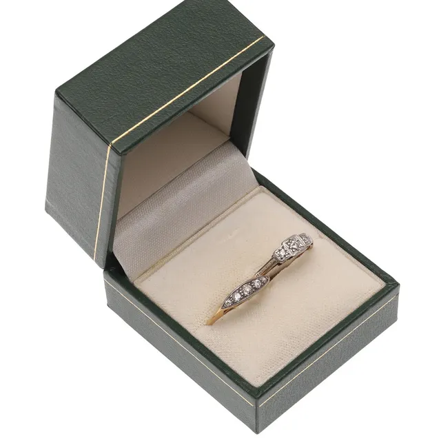 TWO DIAMOND SET RINGS.