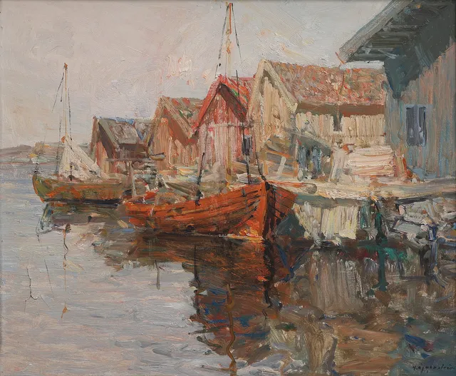 HUGO ÖFVERSTRÖM. MOTIV FRÅN BOHUSLÄN.