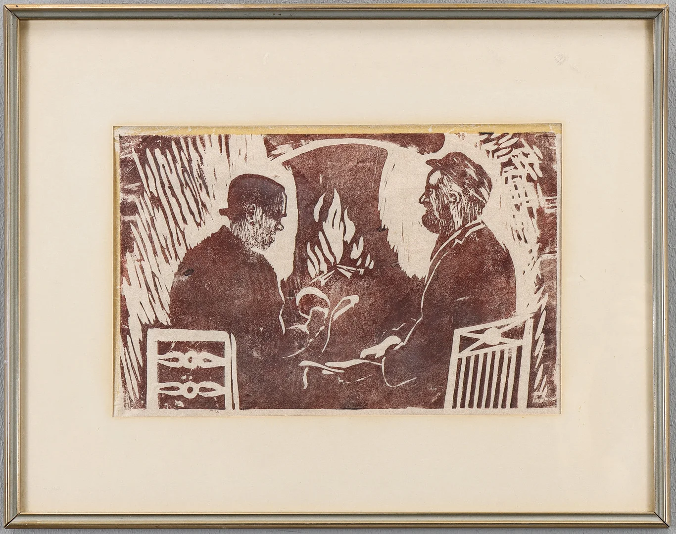 ANNA SAHLSTRÖM. TILLSKRIVEN. Träsnitt. — Engravings & Prints — Karlstad Hammarö Auktionsverk