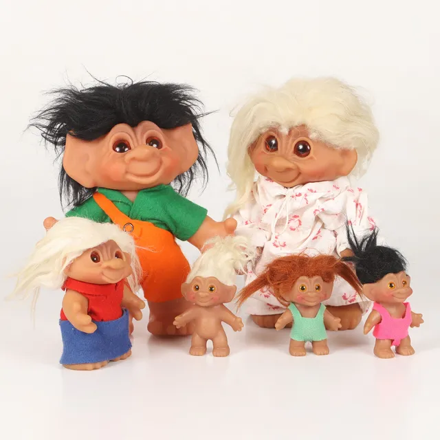 THOMAS DAM. Troll, 6 stycken, Danmark, 1970/80-tal.