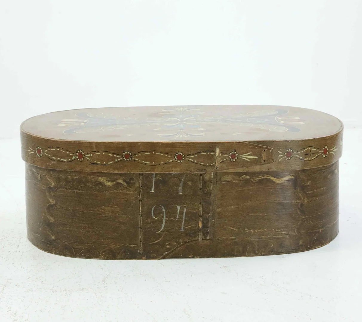 SVEPASK, allmoge, tidigt 1900-tal. — Bowls & Boxes — Hälsinglands Auktionsverk