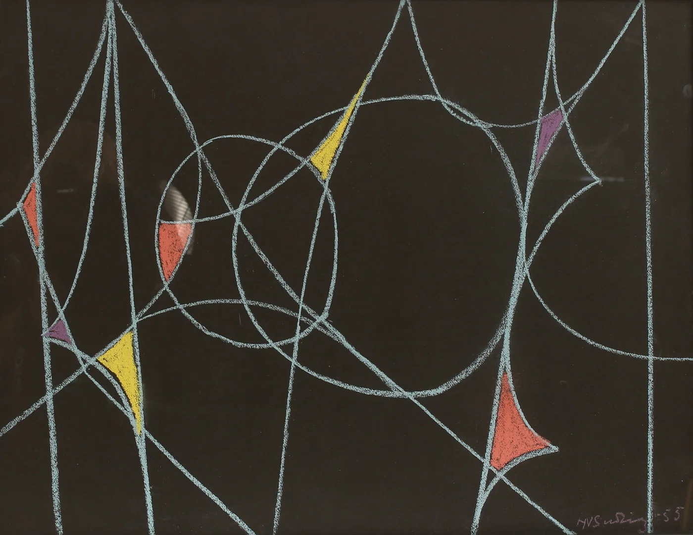 HANS VALTER SUNDBERG. Pastell, signerad -55. — Paintings — RA Auktionsverket Norrköping