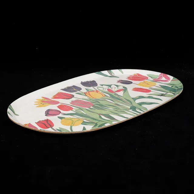 JOSEF FRANK. Bricka, Tulpaner, Firma Svenskt tenn AB.