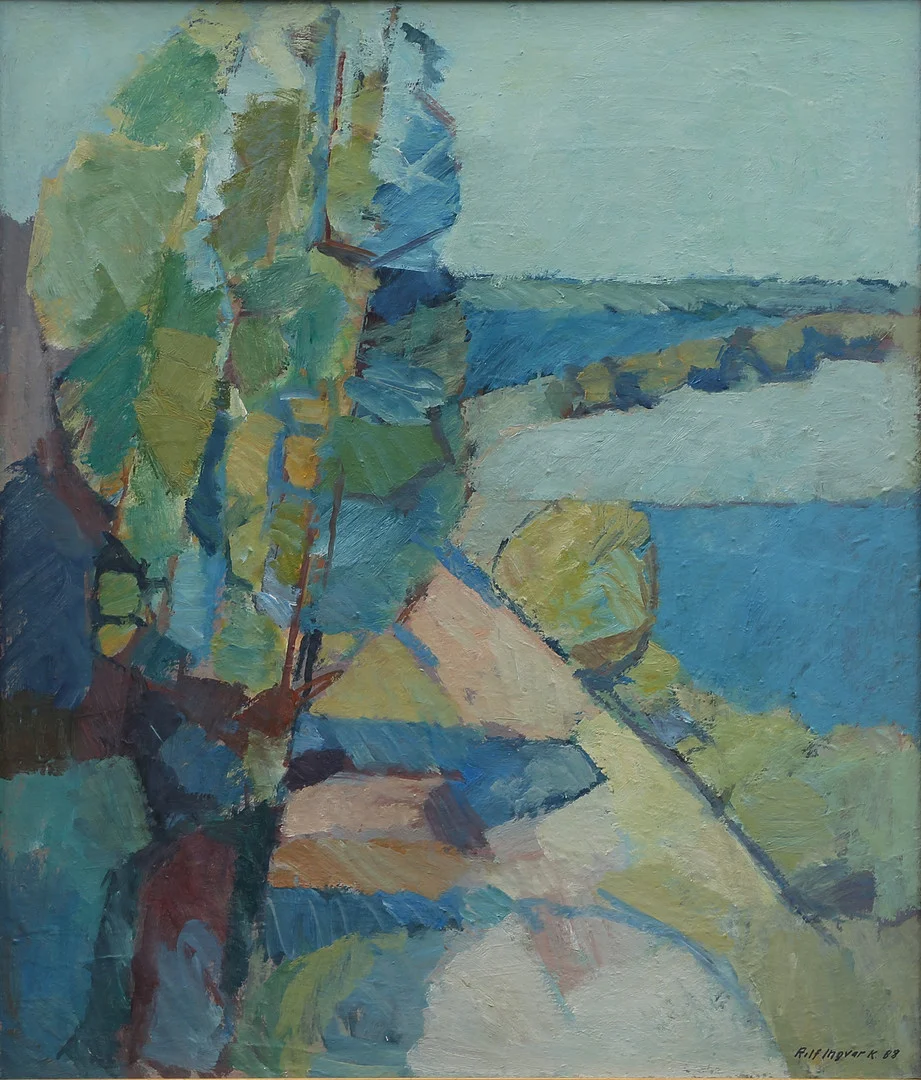 ROLF INGVAR KARLSSON. OLJA på duk, signerad, 1988. — Paintings — Kalmar Auktionsverk