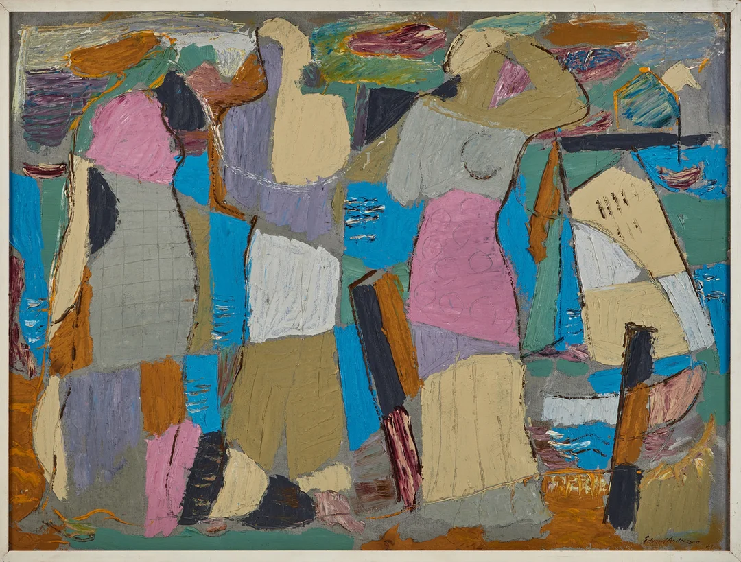 EDVARD ANDERSSON. Utan titel. — Paintings — Stockholms Auktionsverk Magasin 5