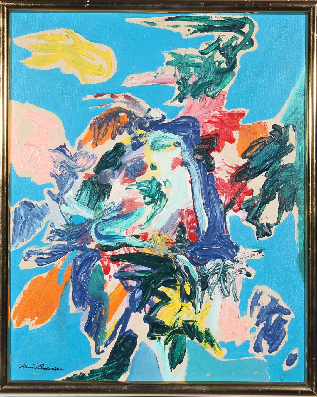 Finn Pedersen. Composition. — Paintings and sculptures/Modern pictorial arts — Lauritz
