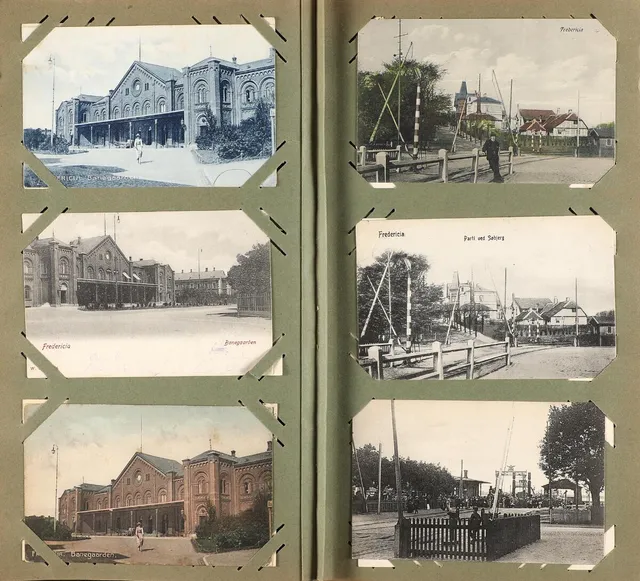 Postcards. Impressive coll. FREDERICIA with ca. 168 old cards. Nearly all with better and useful motifs